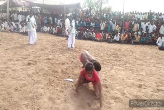 Wrestling compilations  at elbed village near nirmal