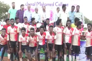 football, loyola champion, கால்பந்து போட்டி