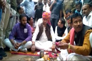 minister Jayawardhan Singh performed Bhoomi Pujan of the road In Agar Malwa