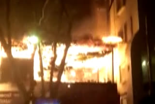 Major fire incident took place Yesterday in Banglore.