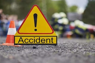 two injured in road accident occured at nandigama in krishna district