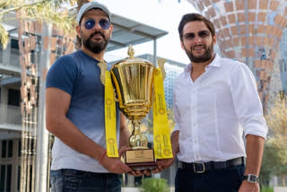 Yuvaraj_Shahid Afridi-visited-ICC Academy