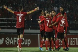 Bali UniteBali United beat 10-men Than Quang Ninh 4-1 in Group B of AFC Cupd beat 10-men Than Quang Ninh 4-1 in Group B of AFC Cup