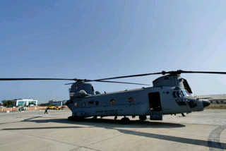 Emergency landing of Chinook, चिनूक की कराई गई इमरजेंसी लैंडिंग