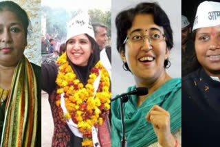 women candidates win delhi assembly election all from AAP
