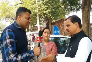 etv bharat interview with aap mla preeti tomar from trinagar in delhi