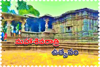 maha shivaratri celebrations at thousand pillars temple at hanmakonda in warangal urban district