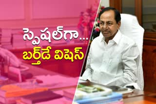 BIRTHDAY WISHES TO KCR BY 566 TWINS IN HYDERABAD