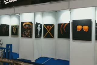 Art exhibition against CAA in Kolkata