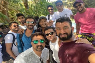 Team India spends a day off