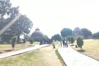 Medical Outpost made in Sanchi Stupa