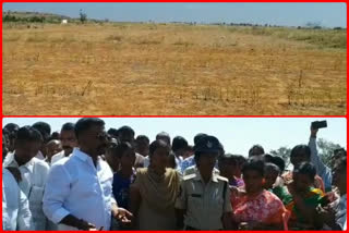 mla ketireddy opposes forced land acquisition at darmavaram