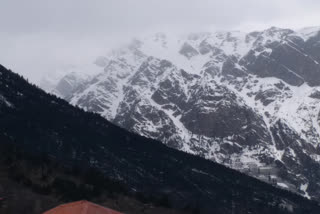 Snowfall again in Kinnaur