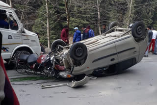 car accident near manali