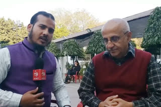 social activist Harsh Mandar speaks with a reporter of ETV bharat