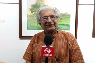 The legendary artist Parikh painting exhibition is held