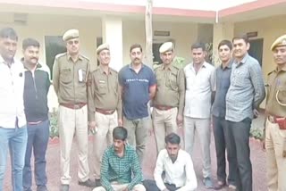 two arrested in theft case, चोरी के मामले में दो गिरफ्तार