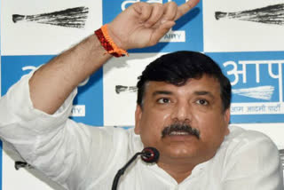 AAP leader Sanjay Singh attacks on bjp over free scheme in delhi