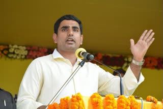 nara lokesh counter attack on ycp on it raids issue