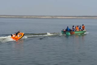 Water sports organized in Sahibganj