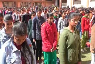 sirsa college students paid tribute to pulwama martyrs