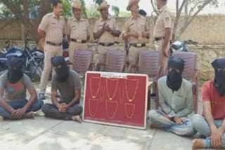 Great operation by Vijayanagar police: thieves arrested