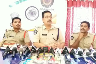 dsp ramanamurty  press conference in  nandigama at krishna district for disha app