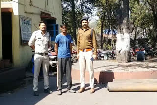 accused arrested while stealing roller from SECL dipka