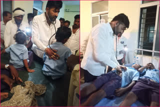 30students were admitted to hospital after eating midday meal