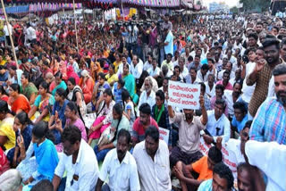 amaravathi farmers protest day 60