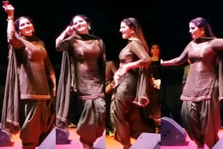 Sapna Chaudhary dance on Valentine's Night in ranchi