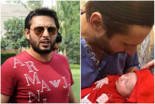 Shahid Afridi announces news of birth of 5th baby girl on valantines day 2020
