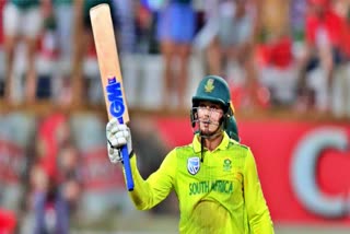 Quinton De Kock smashes a 17 balls half century which is fastest by South African in T20I history