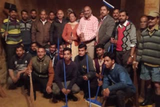 MC cleans water tank on Shimla Ridge