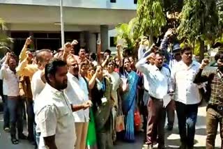 BBMP officers protest in benglore