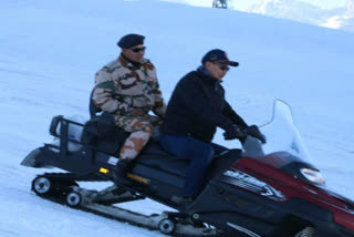 kiren-rijiju-was-seen-running-snow-scooters-in-auli