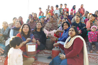 Women protest