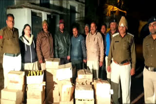 37 cases of liquor recovered in joint action of police and excise department