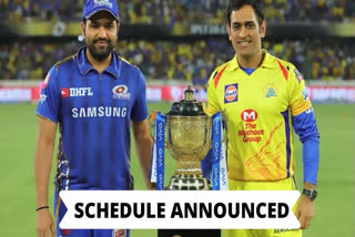 IPL 2020 schedule announced, Mumbai Indians face Chennai Super Kings in opening match