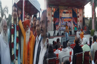 AAP mla rituraj jha in thanksgiving ceremony in kirari in delhi