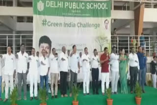 haritaharam program at  delhi public school