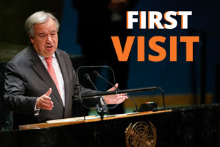 United Nations (UN) Secretary General Antonio Guterres arrived in Islamabad on Sunday to attend an international conference on Afghan refugees.