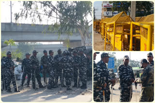 tight security at shaheen bagh with four layer barricades