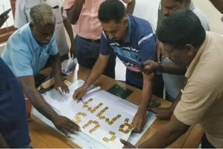 1.5 crore gold smuggling in ramnad