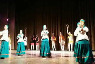 Jaunsari folk dance in the museum hall of Bhopal