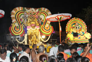 third day of  Srikapileswaraswamy Annual Brahmots at thirupathi in chittoor