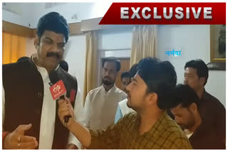 Minister Govind Singh Rajput had an exclusive interview with ETV bharat