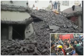 building collapse in new delhi