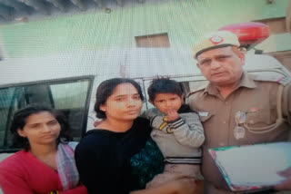 PCR helped three child to Met their family in delhi