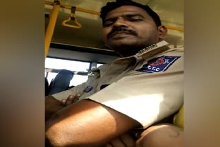 Rude behavior to women by Ksrtc Bus Condector  in  bus